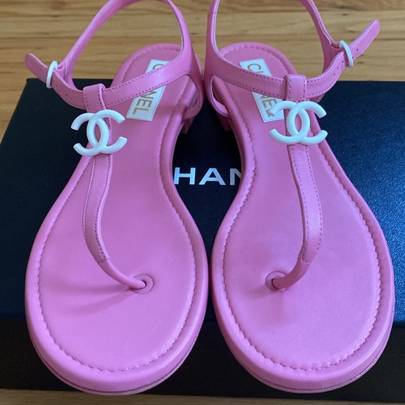 FINAL PRICE- Chanel pink sandals in size 41 - Picture 2 of 13
